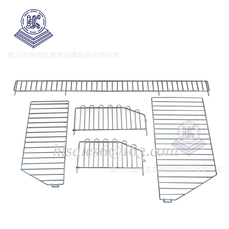 超市货架前栏，零食/生活用品配件挂架，端头架，含挂钩，含篮