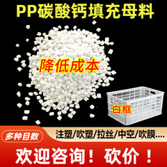 メーカー卸売 PP 射出充填マスターバッチ白色炭酸カルシウム PE プラスチック粒子プラスチック白フレーム充填マスターバッチ