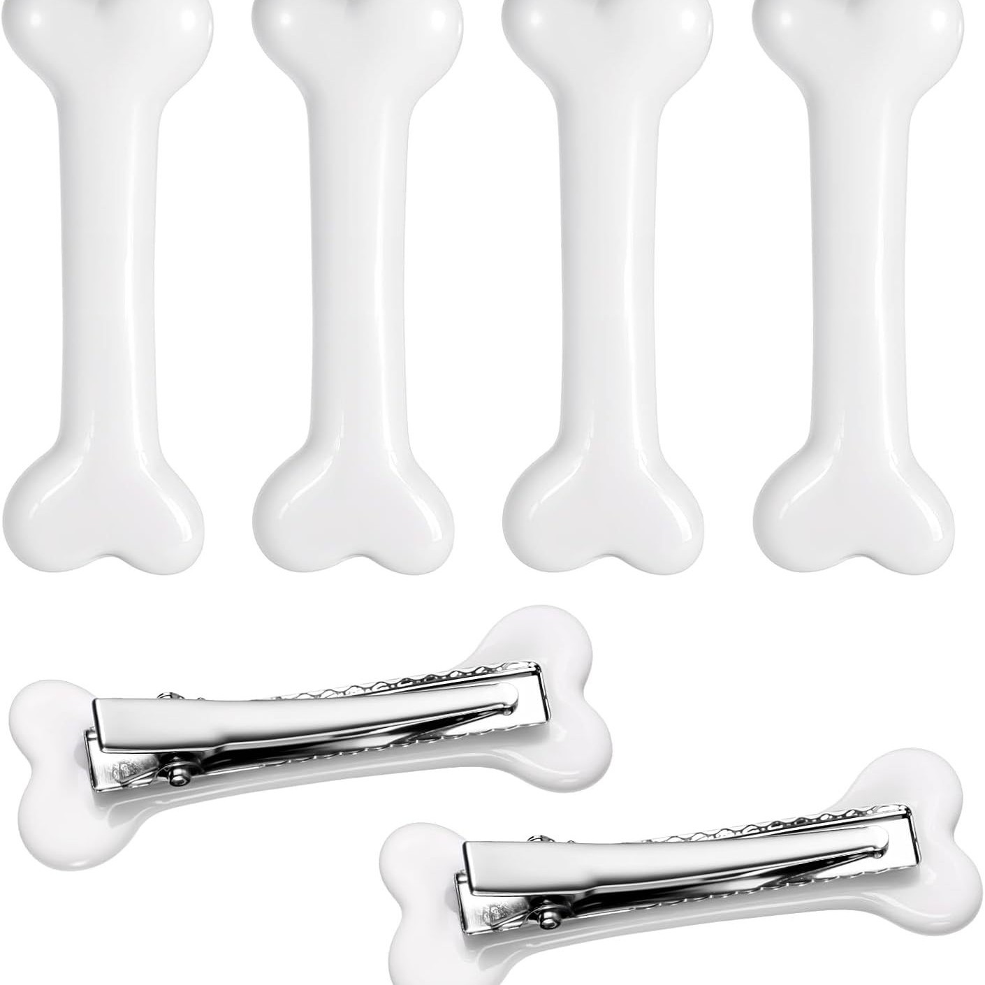 Funny bone-shaped hair accessories, cute hair clips, headwear, Japanese and Korean creative versatile simple hair clips