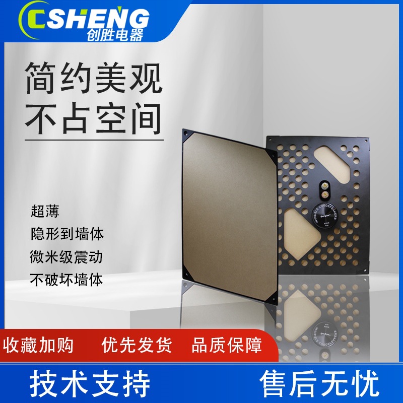 Bergise耐臣嵌入式/壁挂隐形音响简约黑科技会发声的墙