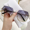 Sunglasses, high-end fashionable sun protection cream, 2022 collection, fitted, UF-protection, internet celebrity