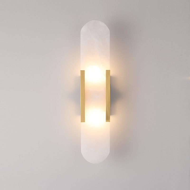 lámparas de pared de sala de estar diseñador moderno diseño creativo lámparas de pared dormitorio creativo cabeza de cama TV en la nube de piedra fondo puerta de entrada