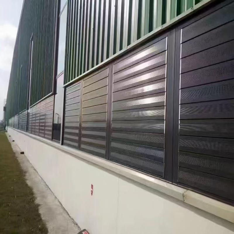 Obturador fábrica eléctrica manual contenedor obturador fábrica industrial pared exterior impermeable aleación de aluminio obturador image 3