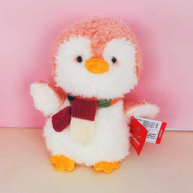 Lindo ulura cumpleaños pingüino muñeca juguete de peluche Navidad decoración regalo femenino al por mayor