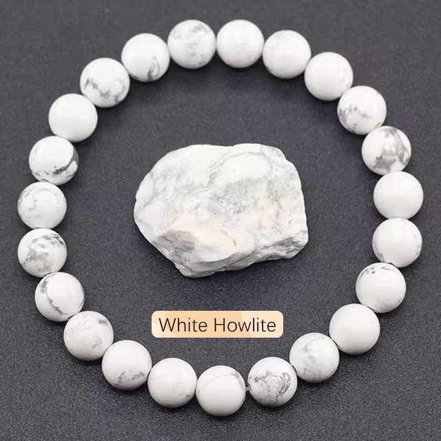 SHINE/TEMUクロスボーダー天然石瑪瑙水晶ビーズブレスレット燐灰石ラピスラズリブレスレット男女手飾り