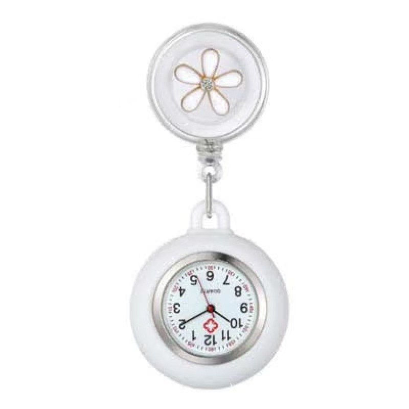 人気の伸縮式ナースウォッチ、装飾ウォッチ、漫画風のかわいい夜光ウォッチ、女性用学生試験用懐中時計