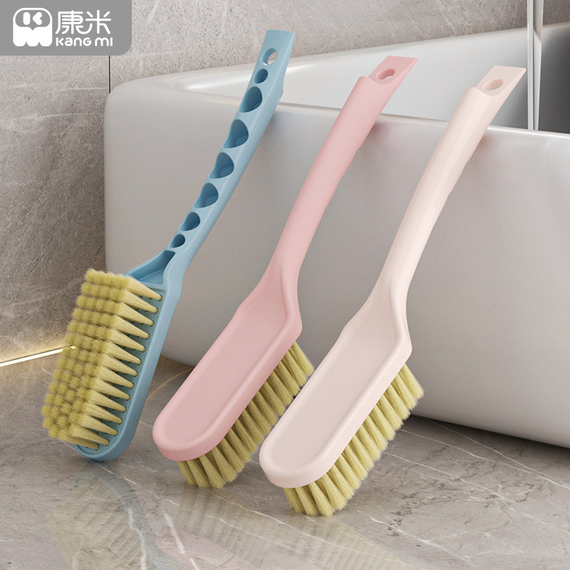 Kangmi's New Long-Handled Shoe Brush Household Soft-Bristled Cleaning Brush Hanging Laundry Brush Multi-Functional Brush Board Brush Wholesale