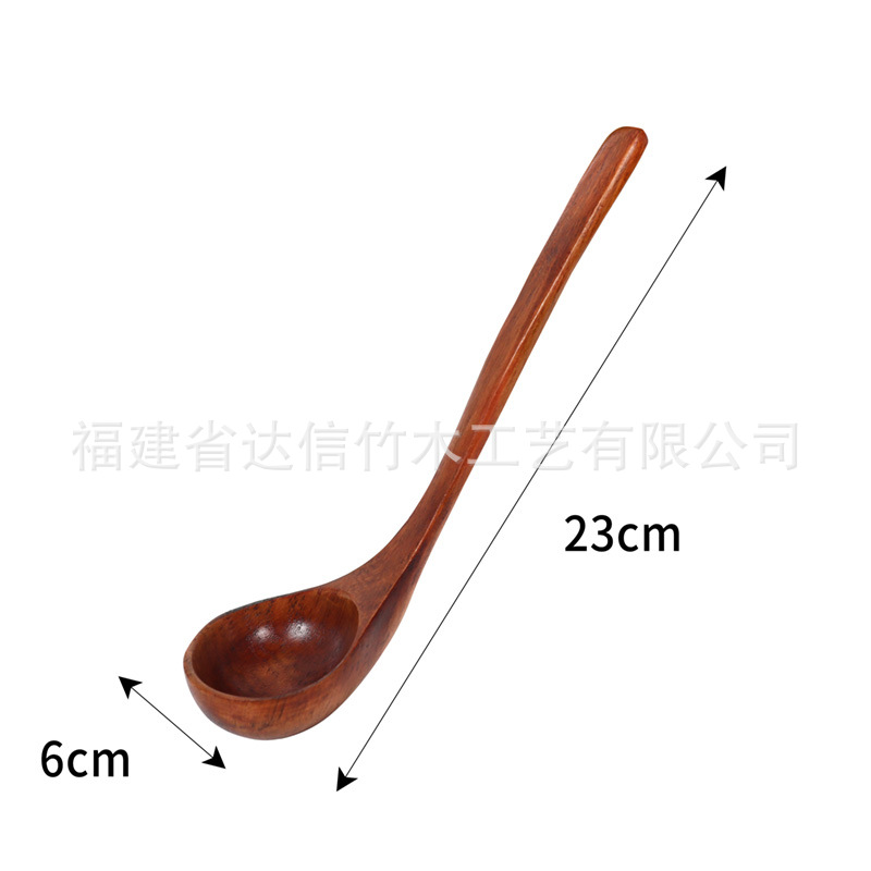 Venta directa de madera pala sartén antiadherente espátula especial utensilios de cocina de madera pala de cocina cuchara de arroz cuchara de sopa de madera pala de cocina T