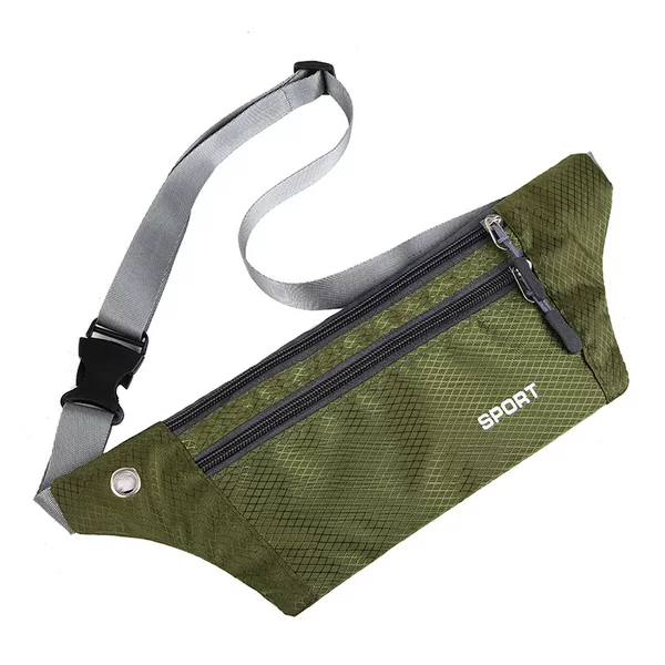 Outdoor Sports Waist Bag Men's Running Mobile Phone Bag Fitness Close-Fitting Nylon Waterproof Cross-Border Wholesale Fitness Sports Bag