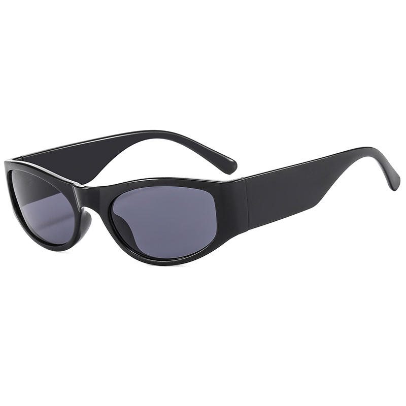 Personalizado y2g hip hop gafas de sol verde oscuro 2022 nuevo pequeño marco gafas de sol de moda europea y americana retro gafas de sol para mujeres