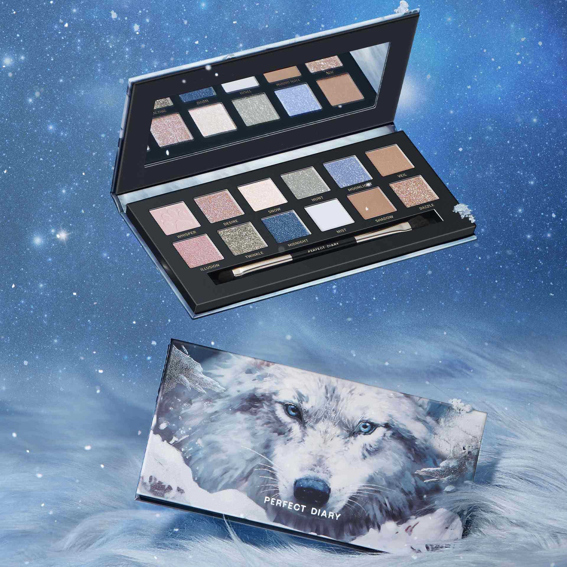 完璧な日記の動物のアイシャドーの大きい地色のつや消しのハイライトは化粧の王子の金虎の墨の猫の新商品を修理します。