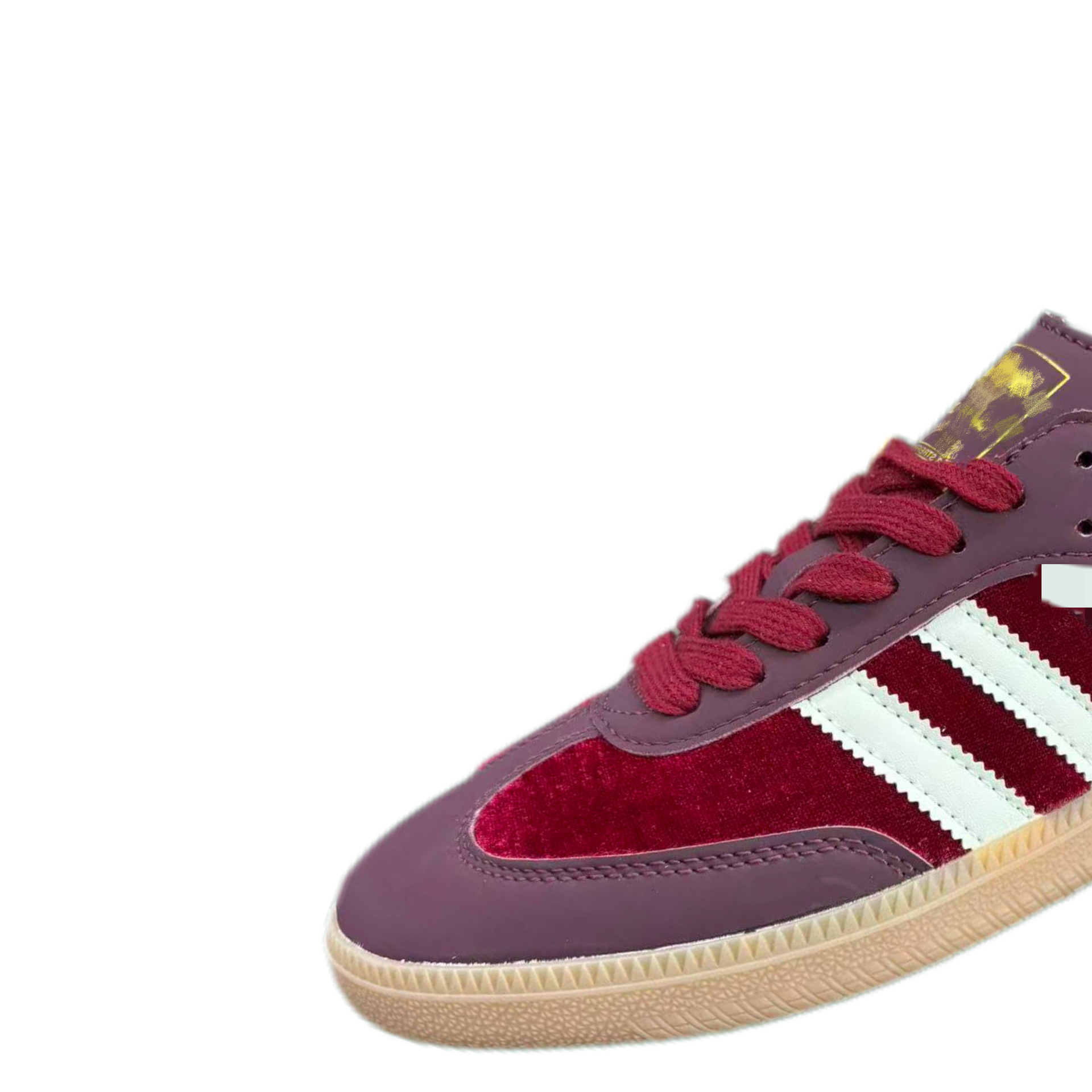 Zapatos de entrenamiento Sam.ba Putian puro original versión alta universitaria campus rojo aumento de altura gruesa osos de fresa zapatos de mujer blanco y negro image 13