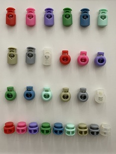 In stock color plastic rope buckle spring buckle clothing accessories buckle elastic band rope buckle snap pig nose buckle
