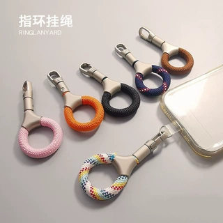 手机挂绳指环绳短款挂链送垫片高端金属扣防丢防盗多功能自锁手绳
