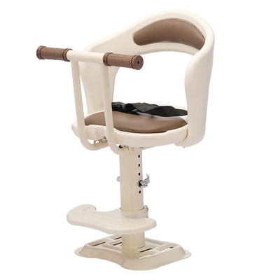 Electric car child seat Battery Bike Seat, Pedal - off-white-color-armrest-style