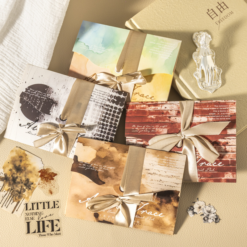 Paquete de material de Ketchup Girl Acerca de la serie Track Material de cuenta manual de tendencia Paquete de pegatinas creativas de collage base