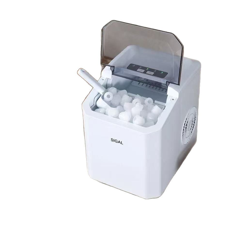 Máquina de hielo, dormitorio doméstico pequeño, tienda de té con leche automática, mini campamento comercial, cubo de hielo redondo al aire libre, multifuncional
