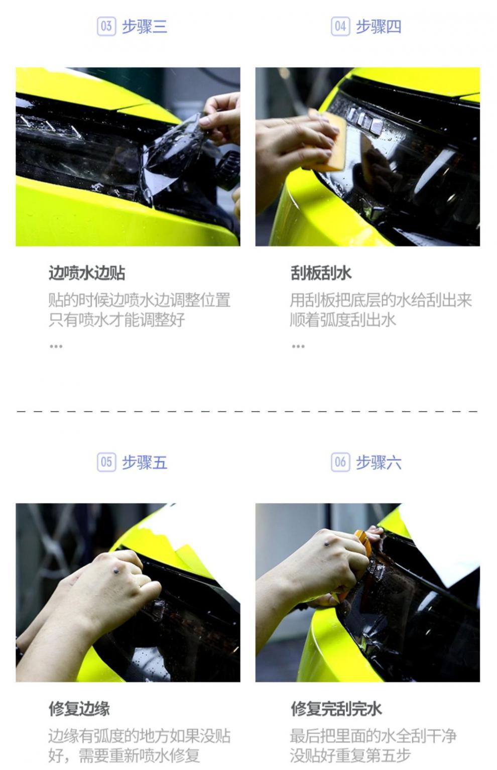 Suitable for Honda Tpu Light-Controlled Blackened Headlight Film and Tail Light Color-Changing Film Life Civic Enjoy Jede Si Bo Rui Ying-