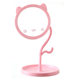 New desktop cat makeup mirror wholesale student dormitory cute cartoon dressing mirror girls beauty mirror goddess mirror