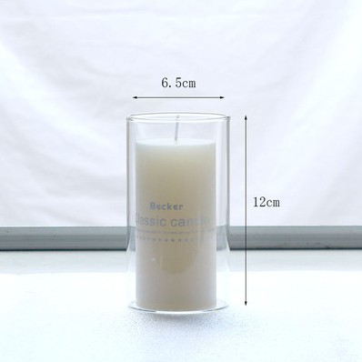 Transparente; 6.5*12 velas