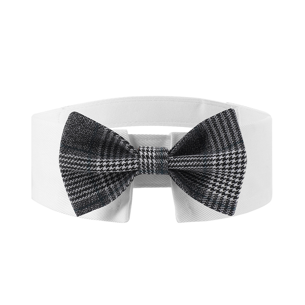Fabricante spot transfronterizo nuevo guapo mascota corbata velcro ajustable accesorios de mascota arco