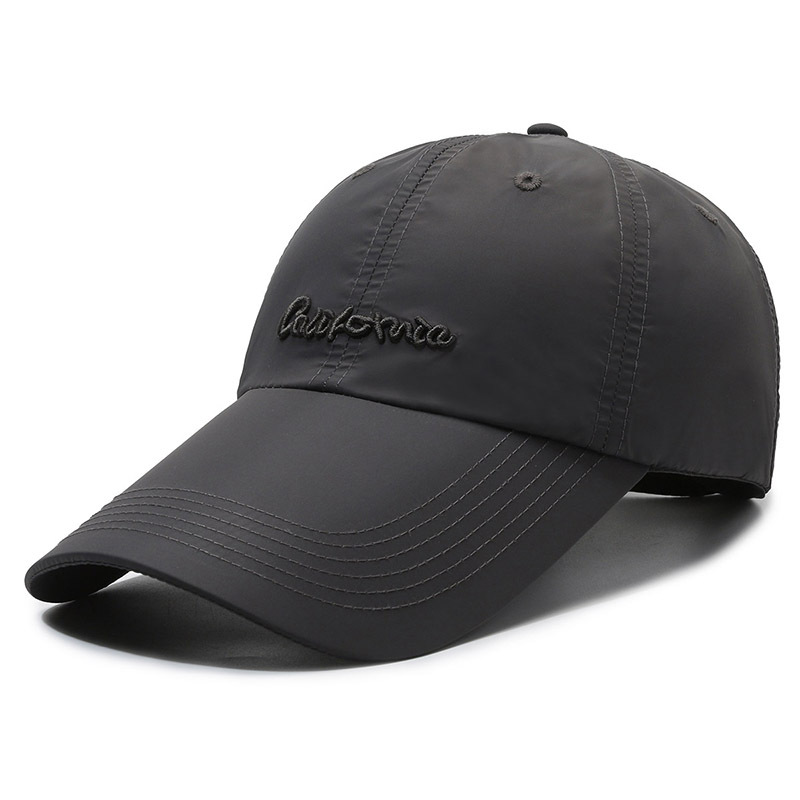 Ny mote baseballhatt med utvidet brem for kvinner vår/sommer lang brem solskjermhatt lang tungehatt med andetunge_voghion.com