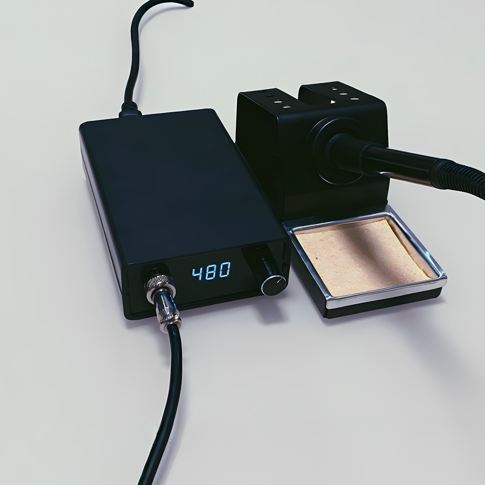 白菜白光T12电烙铁 焊台便携式 数显恒温焊台自动休眠大功率维修