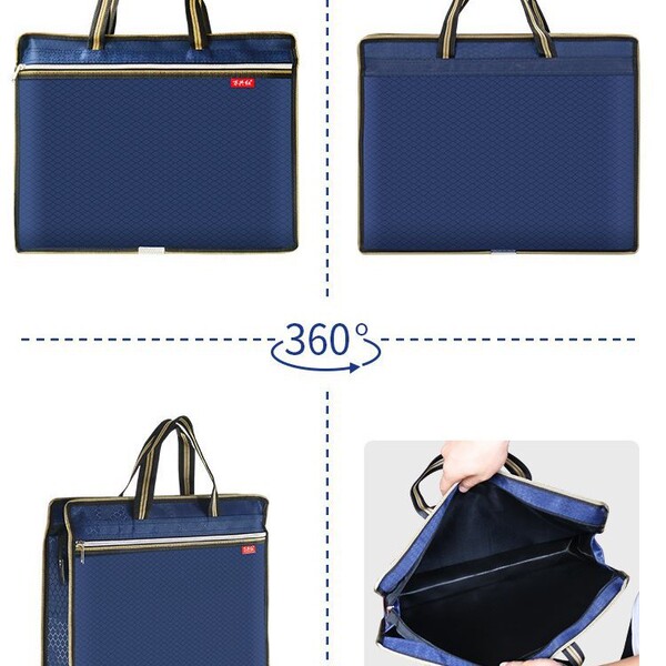 Handheld purse for folders for documents