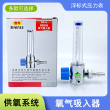 登月墙式氧气吸入器医院中心供氧系统用流量计雾化流量计氧气表