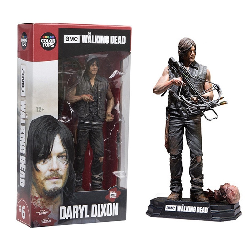 ウォーキング・デッド映画やテレビ周辺品ニーガン・リック・ポリス・ダリル像フィギュアモデルギフト関節可動|undefined