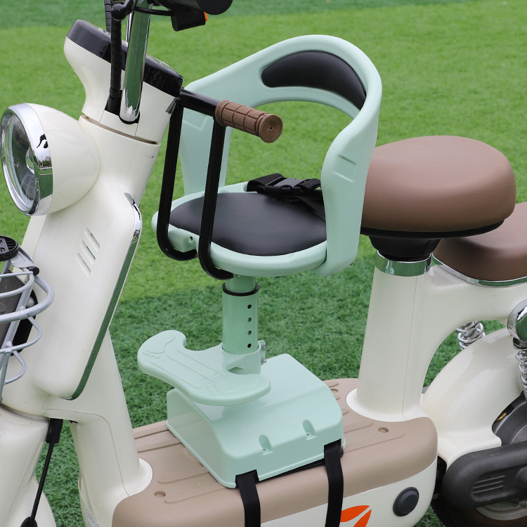 Electric car child seat battery car baby baby front safety seat pedal motorcycle tram front seat