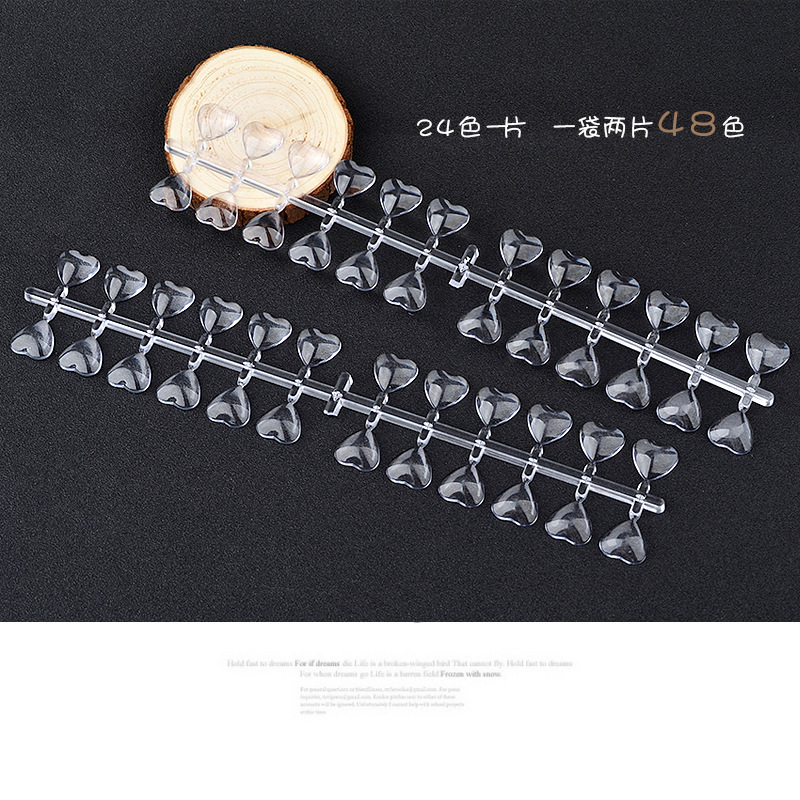 Nail art new gem color card printing plate nail color card cat eye Oval flat transparent beads nail shape Nail art new gem color card printing plate nail color card cat eye Oval flat transparent beads nail shape