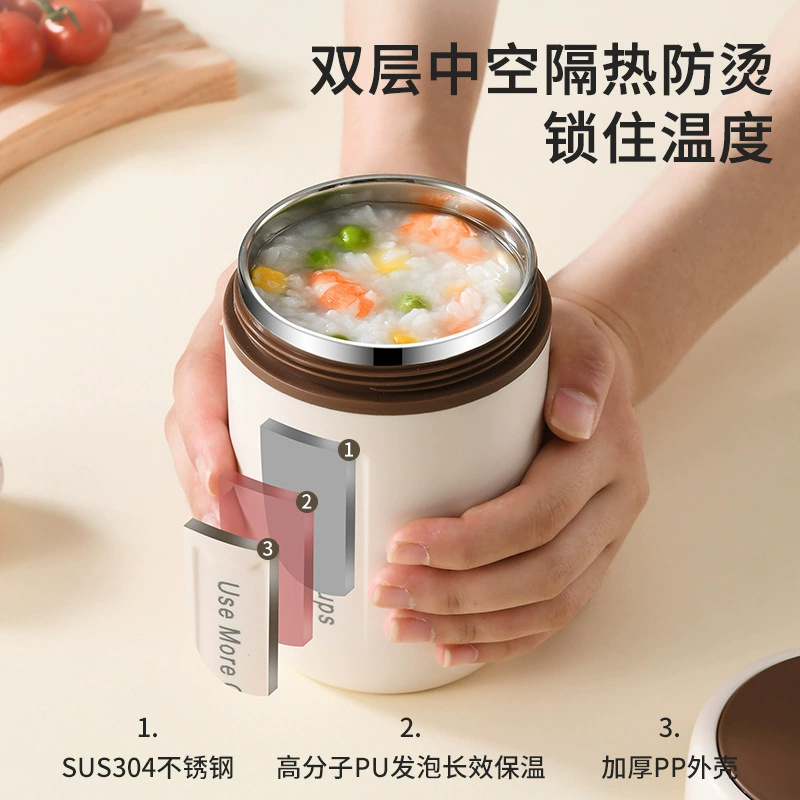 Measuring cup stainless steel, lunch box, handheld glass sealed, (Cross-border trading)