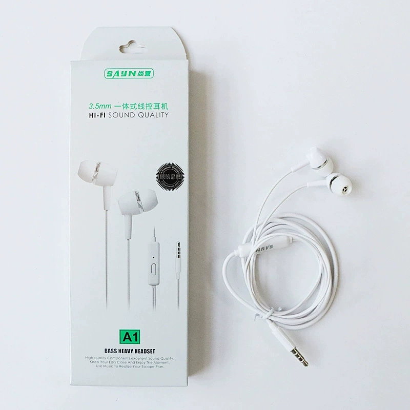 In-ear Headphones A3/A8 Type-C & 3.5 mm Wired Earphones, Hi‑Fi Bass, Compatible Huawei Xiaomi