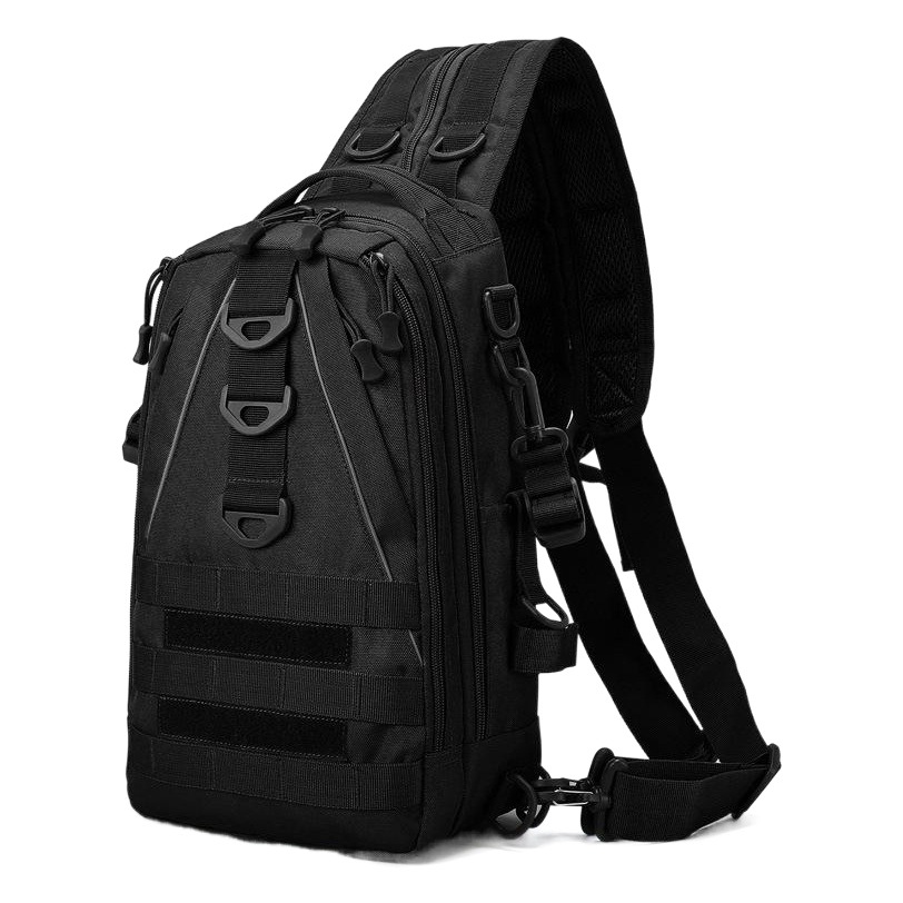Cross-border AMAZON AMAZON Luya Bag Multifunctional Fishing Bag Big Chest Bag Sports Outdoor Shoulder Backpack