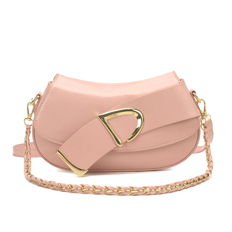 Bolso para mujeres 2026 nuevo diseño de cinturón transfronterizo, bolso cuadrado de textura de lujo ligero de cadena, bolso de hombro