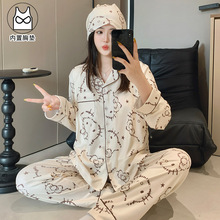 2025秋冬新款德绒月子服暖绒孕妇睡衣带胸垫三件套送防风帽5013#