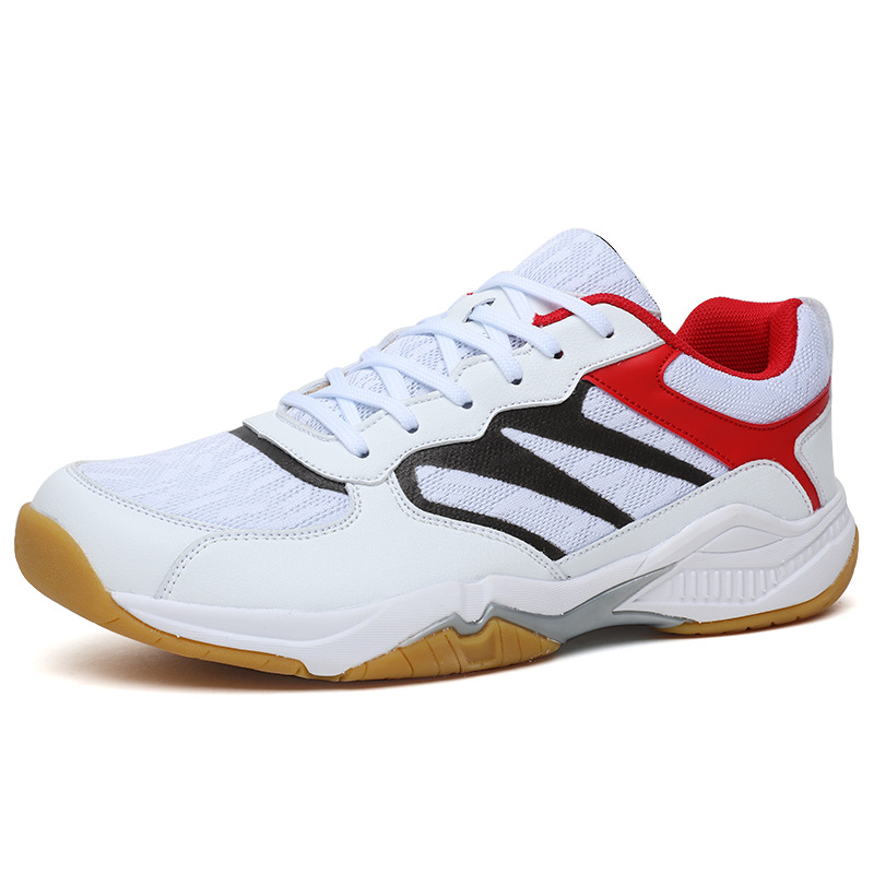 Nuevos zapatos de malla transfronterizos antideslizantes zapatos de bádminton transpirables zapatos de tenis casuales de moda al por mayor