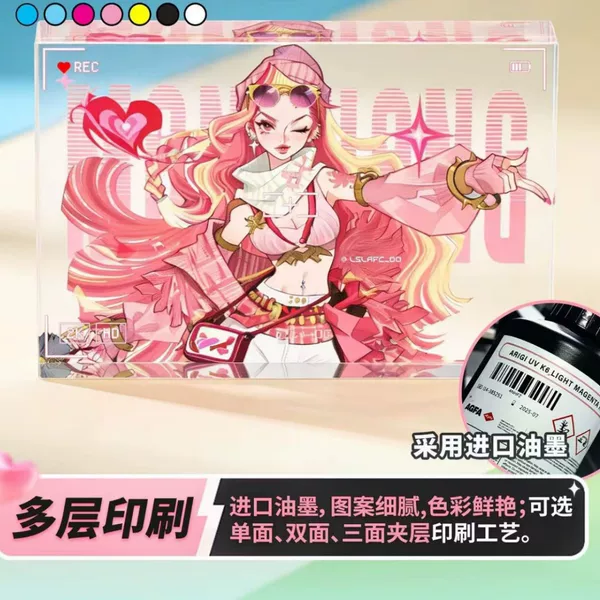 Acrylic card bricks, anime merchandise, 2D celebrity DIY personalized gifts, custom-made desktop decorations