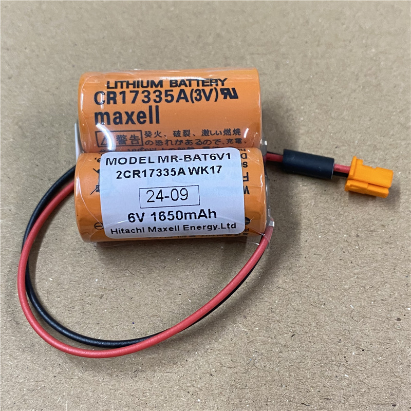 三菱M80系统MR-BAT6V1SET驱动器J4伺服2CR17335A数控机床电池CNC