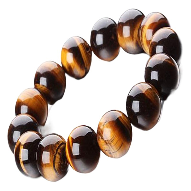 Yellow Tiger Eye stone bracelet Tiger Eye stone bracelet scenic spot stall live broadcast natural yellow tiger eye Tiger Eye stone bracelet bracelet