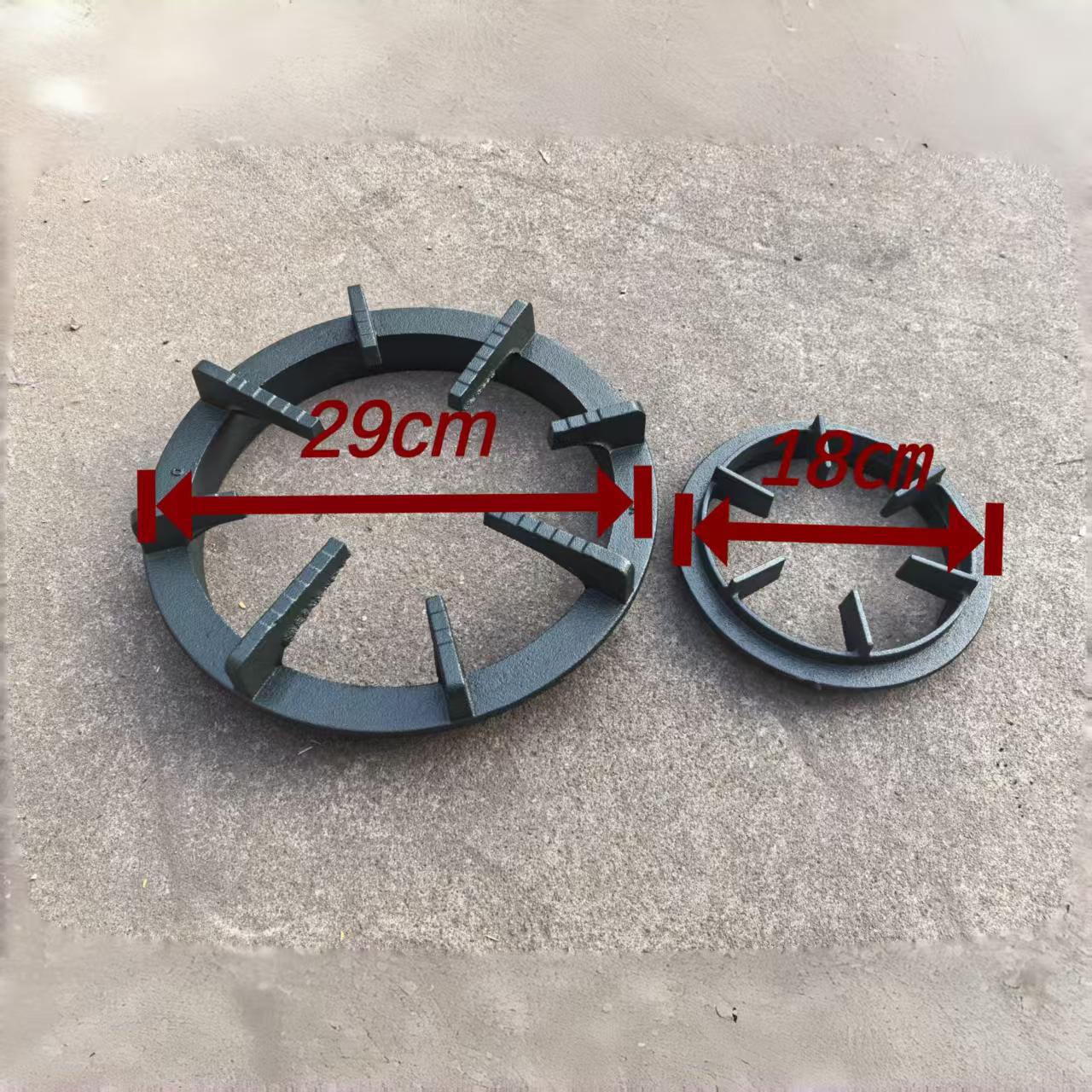 家用燃气灶炉架铸铁支架煤气灶具配件 架子灶台奶锅架拖配件