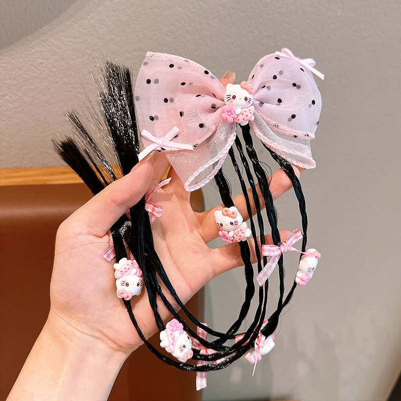 28# Coletero Rosa con Lazo de Hello Kitty (Individual)