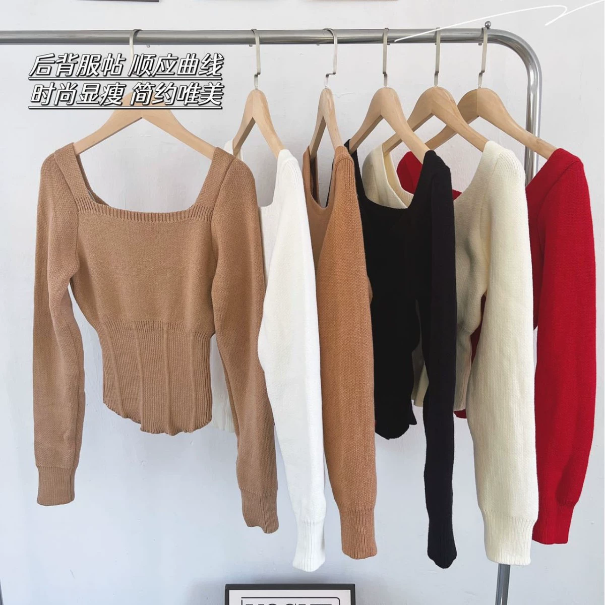 Knitted keep warm long-sleeve, comfortable body-friendly cloth
