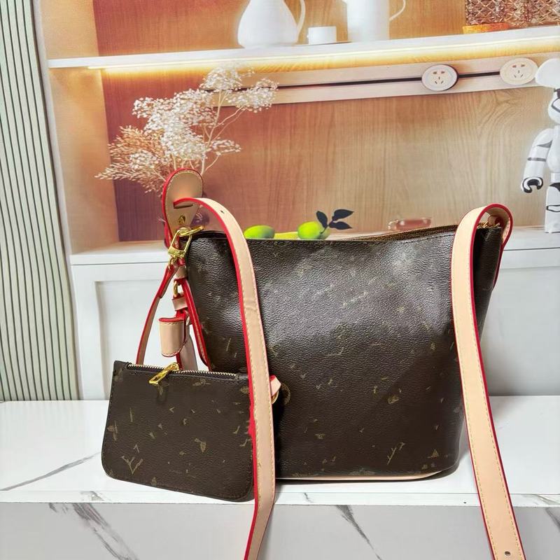 今年の新型バケツバッグの女性バッグのシングル肩のショルダーバッグの大容量の経典の古い花の高級な質感は人気があります。|undefined