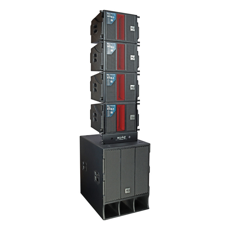EX-ONE altavoz de matriz lineal coaxial de 10 pulgadas para espectáculos de sonido activo al aire libre