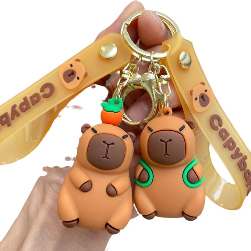 Cartoon Cute Capybara Keychain, Key Ring, Bag Hook, Car Keychain, Small Gift, Wholesale