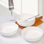 家用陶瓷简约纯白汤盘