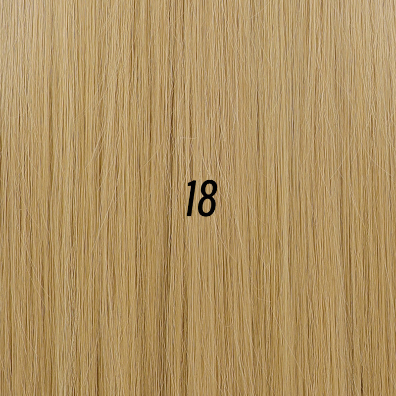 Universal hand hook long straight bangs flaxen color