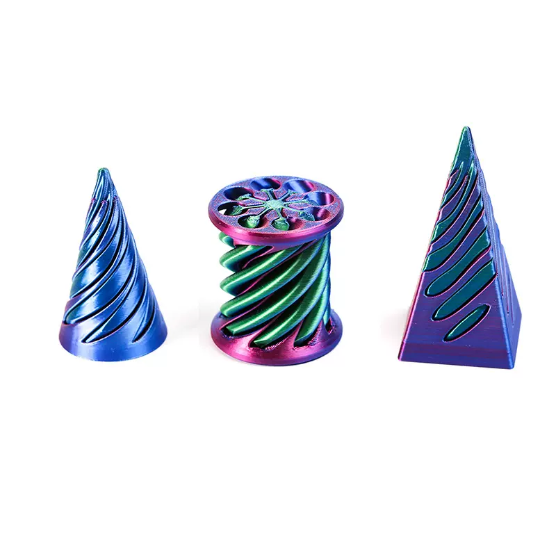 跨境爆款3d打印Spiral Cone  Fidget Toy螺旋旋转锥体解压玩具